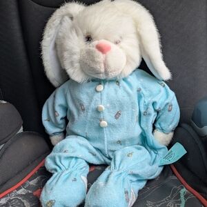 1995 Little Snoozems Bunny plush toy from the Happiness Express Club collection.